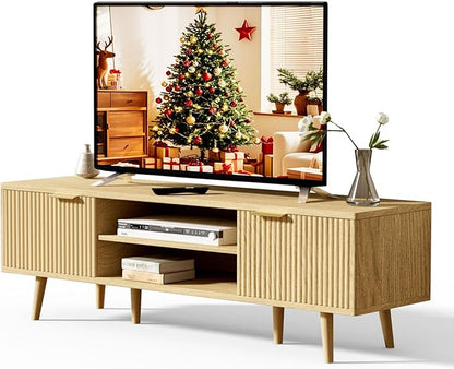 YLGJ&TIDY Modern Wood TV Stand Up to 60'', Universal Entertainment Center by Unknown