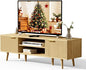 YLGJ&TIDY Modern Wood TV Stand Up to 60'', Universal Entertainment Center by Unknown
