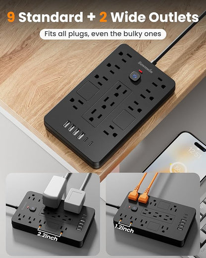 Bawmwim Surge Protector Power Strip - Image 3