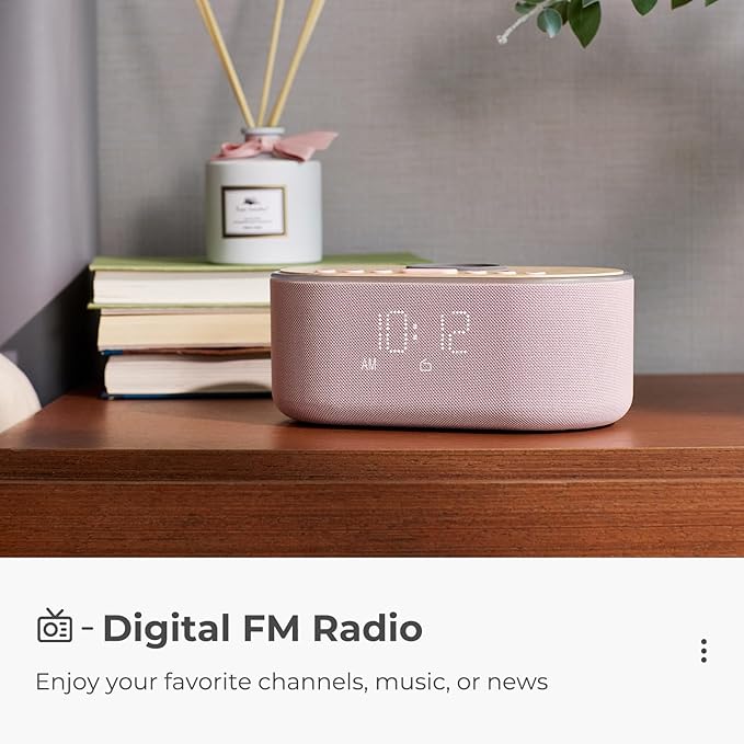 uscce Alarm Clock Bluetooth FM Radio: 10W Stereo Sound Speaker - Image 6