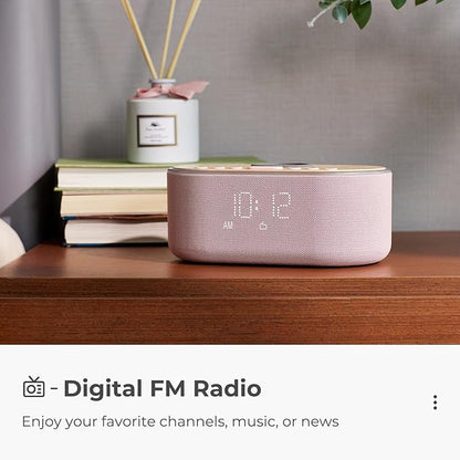 uscce Alarm Clock Bluetooth FM Radio: 10W Stereo Sound Speaker - Image 6