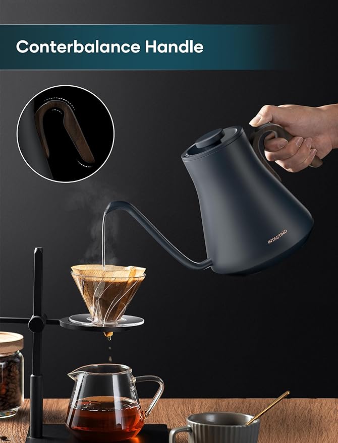Electric Kettle, Gooseneck Electric Kettle, ±1℉ Precise Temperature Control - Image 2