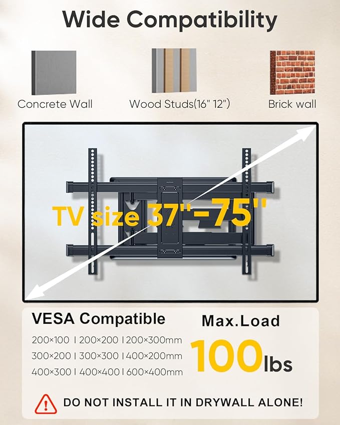FORGING MOUNT Long Arm TV Mount - Image 3