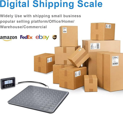 THINKSCALE Shipping Scale, 440lb/1oz Digital Heavy Duty Postal Scale, Strong - Image 7