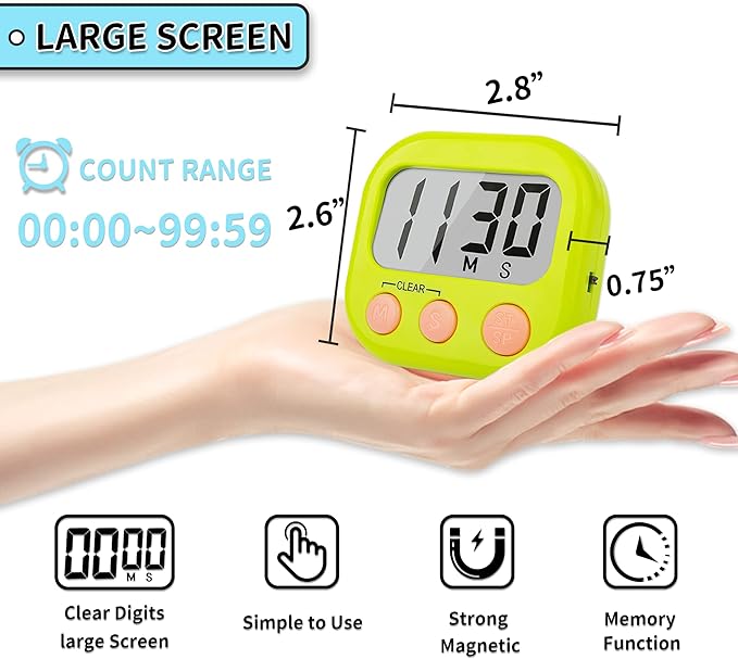 Classroom Timers for Teachers Kids Large Magnetic Digital Timer Teacher - Image 4