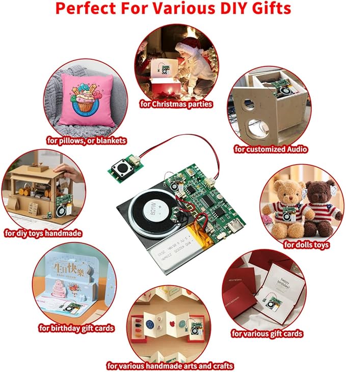 Bluetooth & MIC Recording Audio Sound Module, 8MB Voice Chips - Image 9