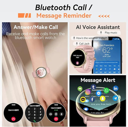 Smart Watch for Women Fitness Tracker: Waterproof Digital Mens Watches Make - Image 2