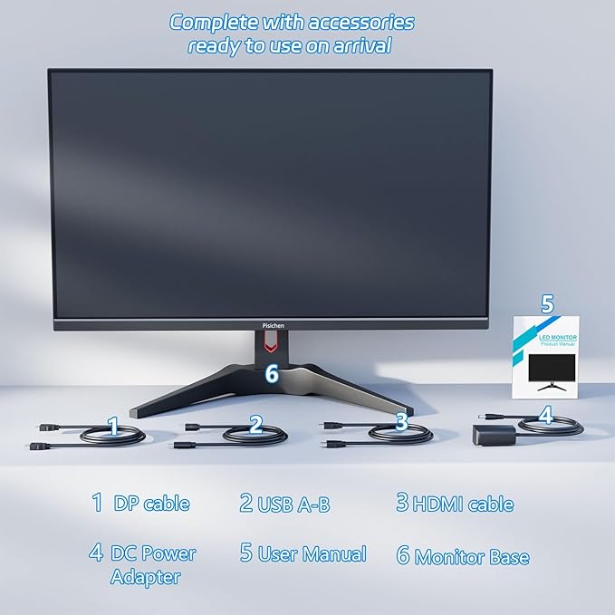 Touchscreen Gaming Monitor 27 Inch 4K UHD IPS Computer Monitor, Ultra-Thin Bezel - Image 6