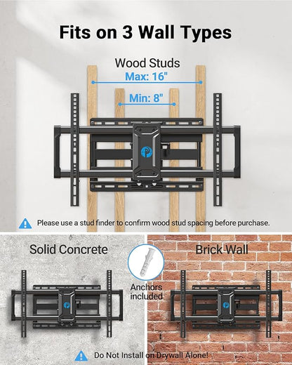 Pipishell Full Motion TV Wall Mount - Image 3