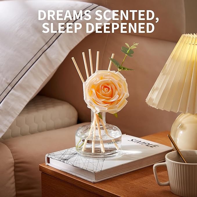 Reed Diffusers Set, 7.10 oz Vanilla Scented Diffuser - Image 6
