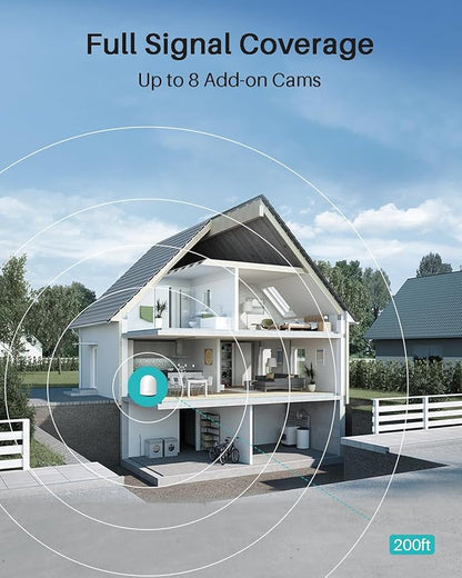 WUUK Add-on Outdoor Camera, Requires Base Station, Home Security Cameras - Image 3
