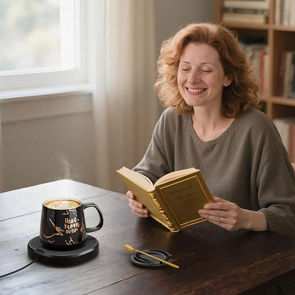Coffee Mug Warmer, Best MOM Ever Mug - Image 3