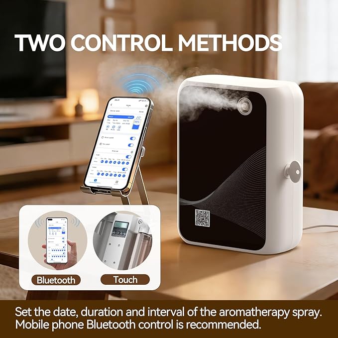 Waterless Essential Oil Diffuser-500ml Large Capacity, Smart App Control - Image 4