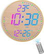 GLOKUUCA 12" Large Digital Wall Mount Clock, Count Down Timer, Big LED by GLOKUUCA