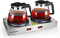 Commercial Double Coffee Carafe Warmer, Stainless Steel, 2 Burners Decanter by OwnLifeYFPetSupplies