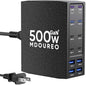 500W USB C Charger Block, 12-Port USB C Charging Station by Unknown