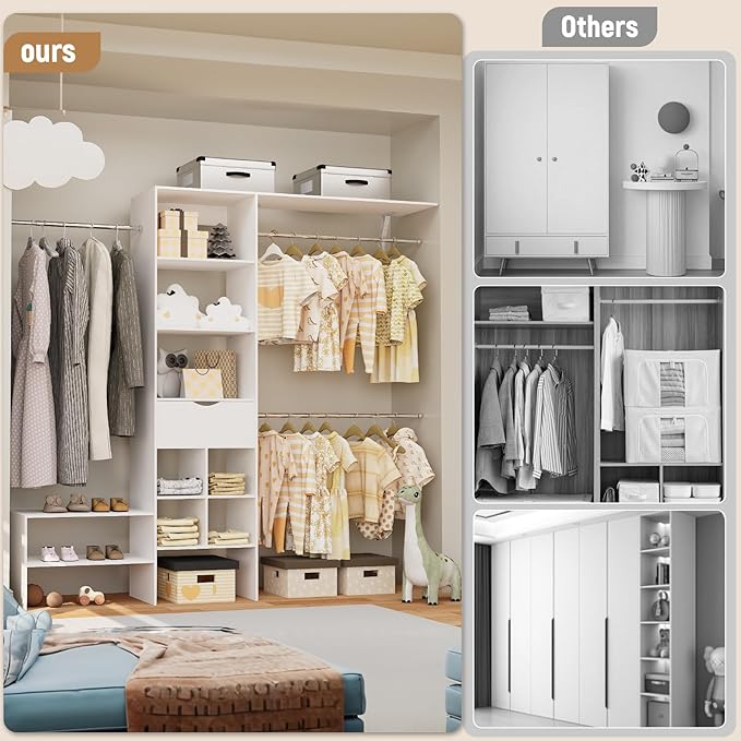 Wood Closet Organizer System, Closet Organizer - Image 4
