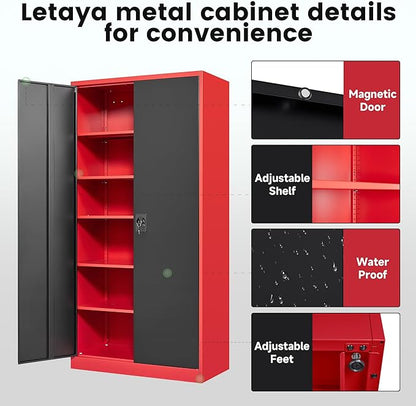 Letaya Metal Storage Cabinets - Image 4