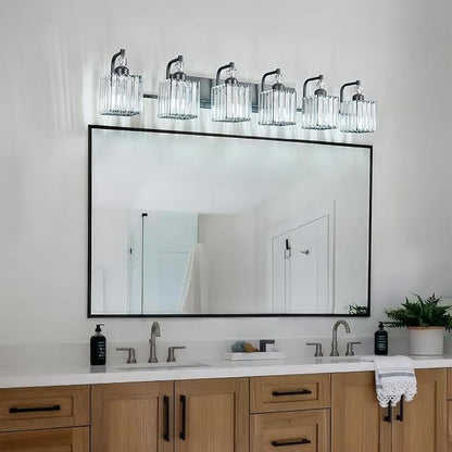 BBLLWJ 6 Light Bathroom Vanity Light Modern Black Vanity Light Fixtures - Image 6
