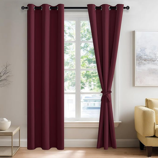 JIUZHEN Blackout Curtains for Bedroom by JIUZHEN