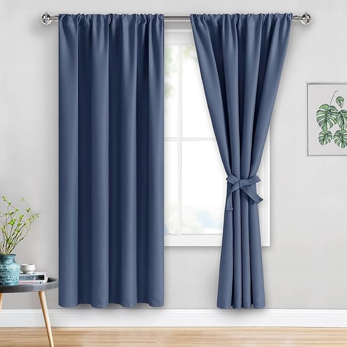 JIUZHEN Blackout Curtains for Bedroom by JIUZHEN