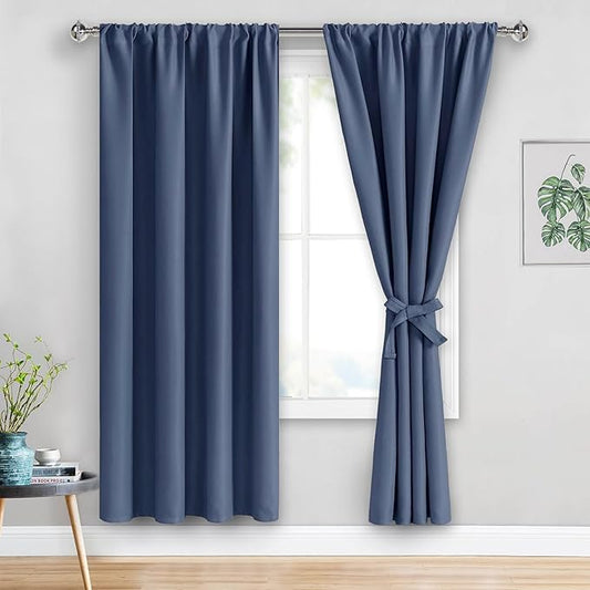 JIUZHEN Blackout Curtains for Bedroom by JIUZHEN