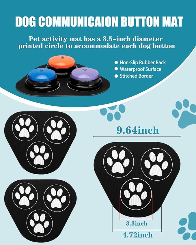 Dog Buttons for Communication, 30s Voice Recording Speaking Button Pet Speech - Image 4