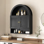Arched Bathroom Wall Cabinet, 27.4 x 36.4'' Over The Toilet Cabinet by UPOSOJAWishesYouaNiceDay
