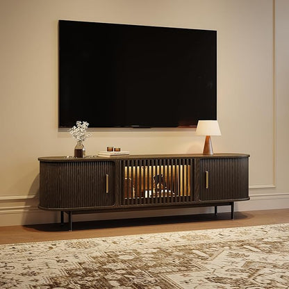 POVISON Sliding Tambour Door TV Stand by POVISON