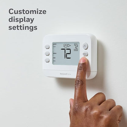 New! Honeywell Home Programmable Thermostat, Single-Stage, 1 Heat/1 Cool - Image 7