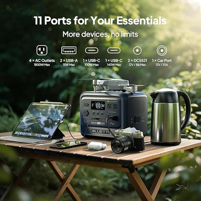BLUETTI Elite 100 V2 Portable Power Station, 1024Wh LFP Battery Backup w/ 4 - Image 5