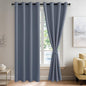 JIUZHEN Dusty Blue Blackout Curtains by JIUZHEN