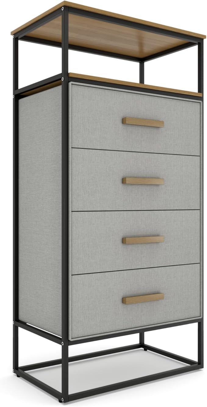 tinge Zana Premium Fabric Dresser by Tinge
