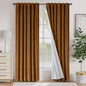 Lazzzy Velvet Blackout Curtains Thermal Insulated Curtains Room Window Drapes by Lazzzy
