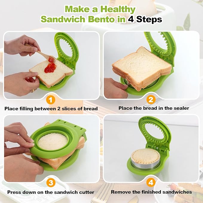 Uncrustable Sandwich Cutter for Kids Lunch - Image 3