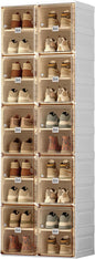 ANTBOX Shoe Organizer Storage Box, Portable Folding Shoe Rack by ANTBOX