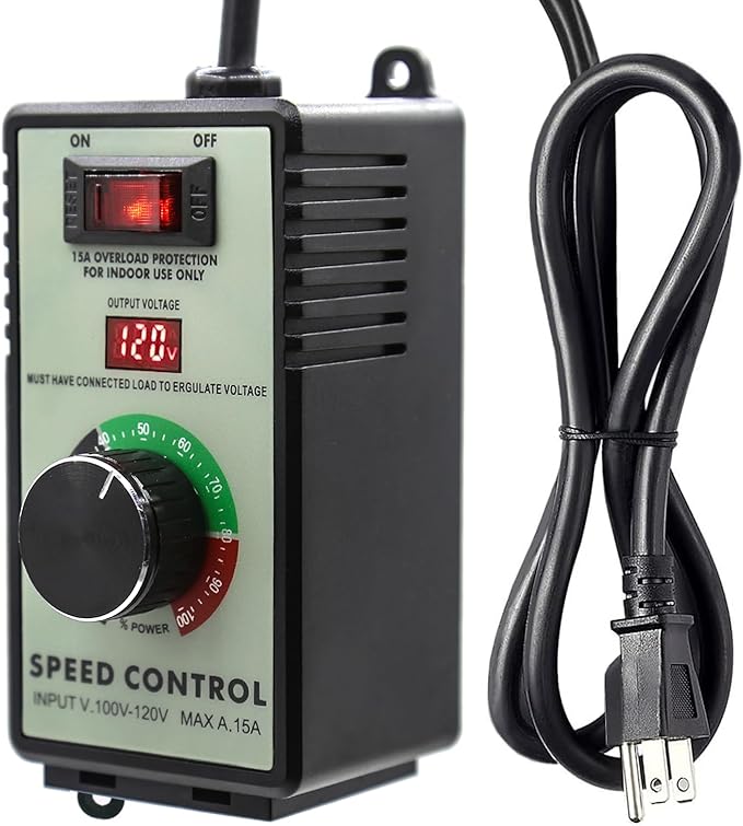 ZOWZEA AC Motor Variable Speed Controller 120V 15A 4000W by ZOWZEA