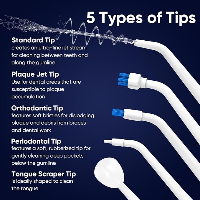 MySmile LP211 Cordless Water Flossers, Portable Rechargeable Oral Irrigator - Image 4