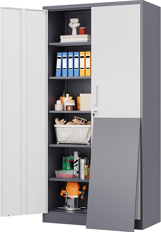 Wide & Deep Metal Storage Cabinet by SISESOL