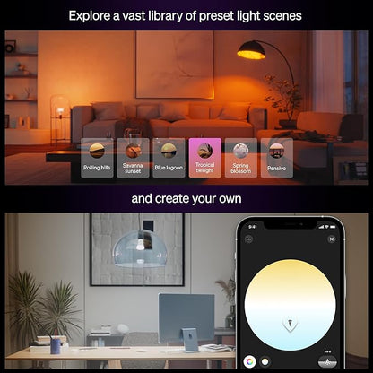 Philips Hue Smart LED A19 Bulb 1-Pack, E26 Base, Full Spectrum Light - Image 8