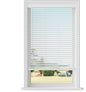 Lumino 2" Faux Wood Blinds - Smooth Slat, 36" W x 60" L White | Cordless, Mondern Valance, Custom Sizes
