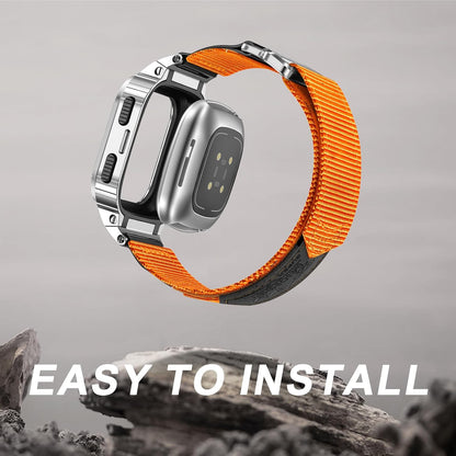 miohhr nylon bands with stainless steel case for showing dimensions