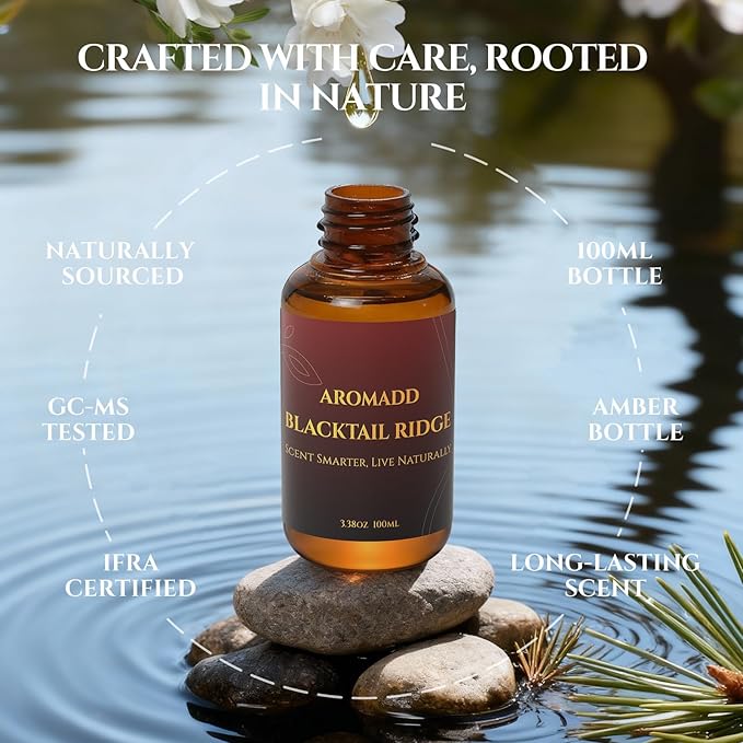 AROMADD Blacktail Ridge Diffuser Oil Inspired by Luxury Hotel Scent 3.38 Fl Oz - Image 3