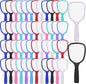 Vinsot 50 Pcs Handheld Mirror Bulk Small Plastic Hand Mirrors with Handle Portable Makeup Mirror for Salon Clients Party Favors Gifts Travel Camping Home Use, 3.15" x 7.09" (8 Colors)