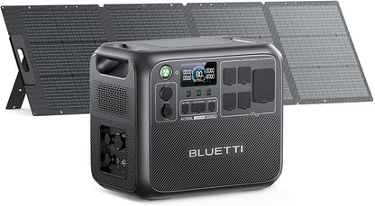 BLUETTI AC200L Solar Generator Kit, 200W Solar Panel Included, 2048Wh LiFePO4 by BLUETTI