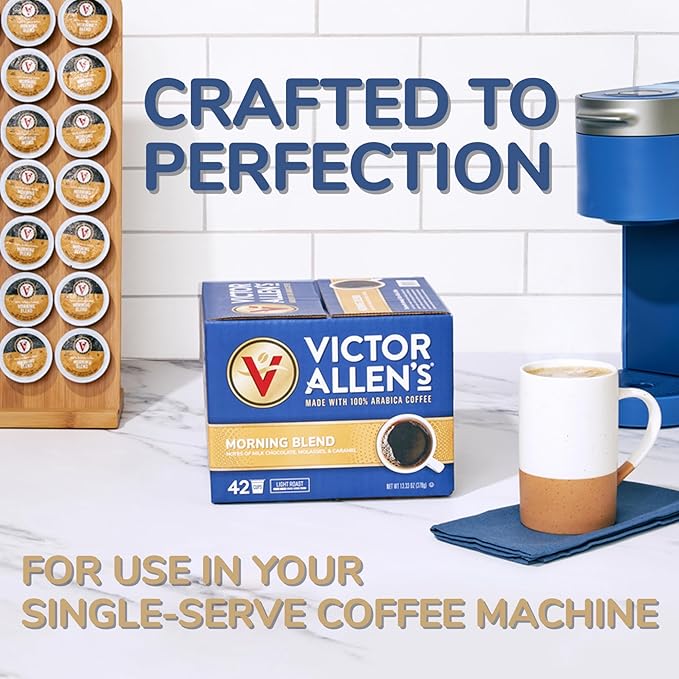 Victor Allen's Coffee Morning Blend, Light Roast, Single Serve Coffee Pods - Image 5