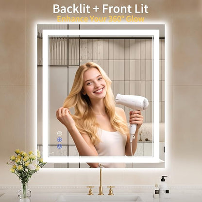 32"x36" LED Bathroom Mirror - Image 2
