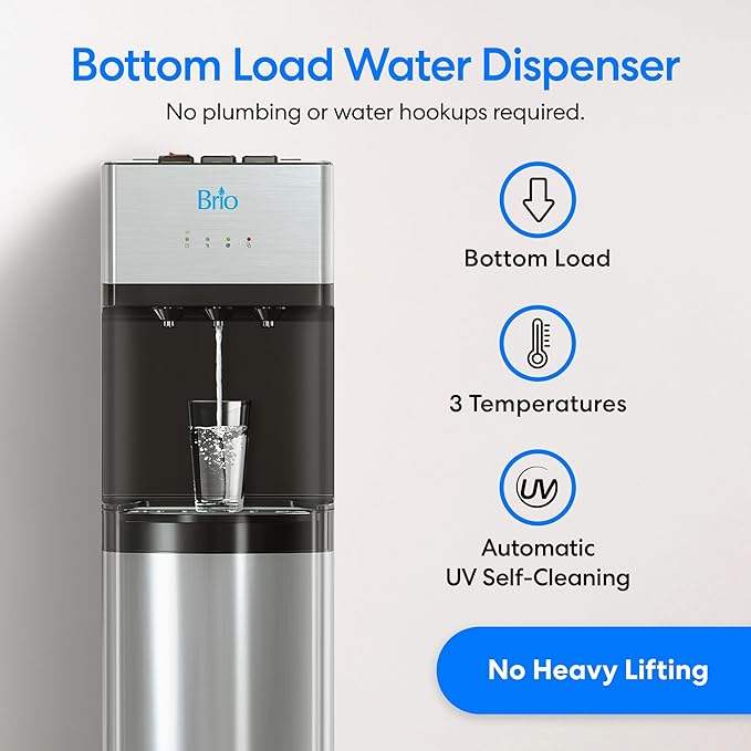 Brio Self Cleaning Bottom Loading Water Cooler Water Dispenser – Limited Edition - Image 2