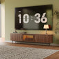 POVISON Fully-Assembled Mid Century Modern Black TV Stand by POVISON