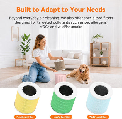 airromi hepa air purifier for bedroom&home,pet air purifier, view 9